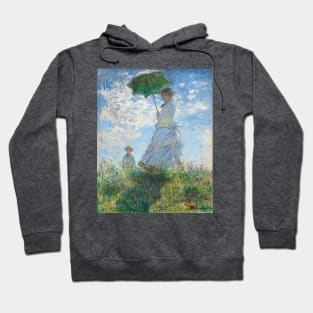 Woman With A Parasol, Claude Monet Hoodie